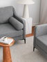 Atelier Del Sofa Nordi Sofá de 3 Plazas con Patas de Metal - Gris